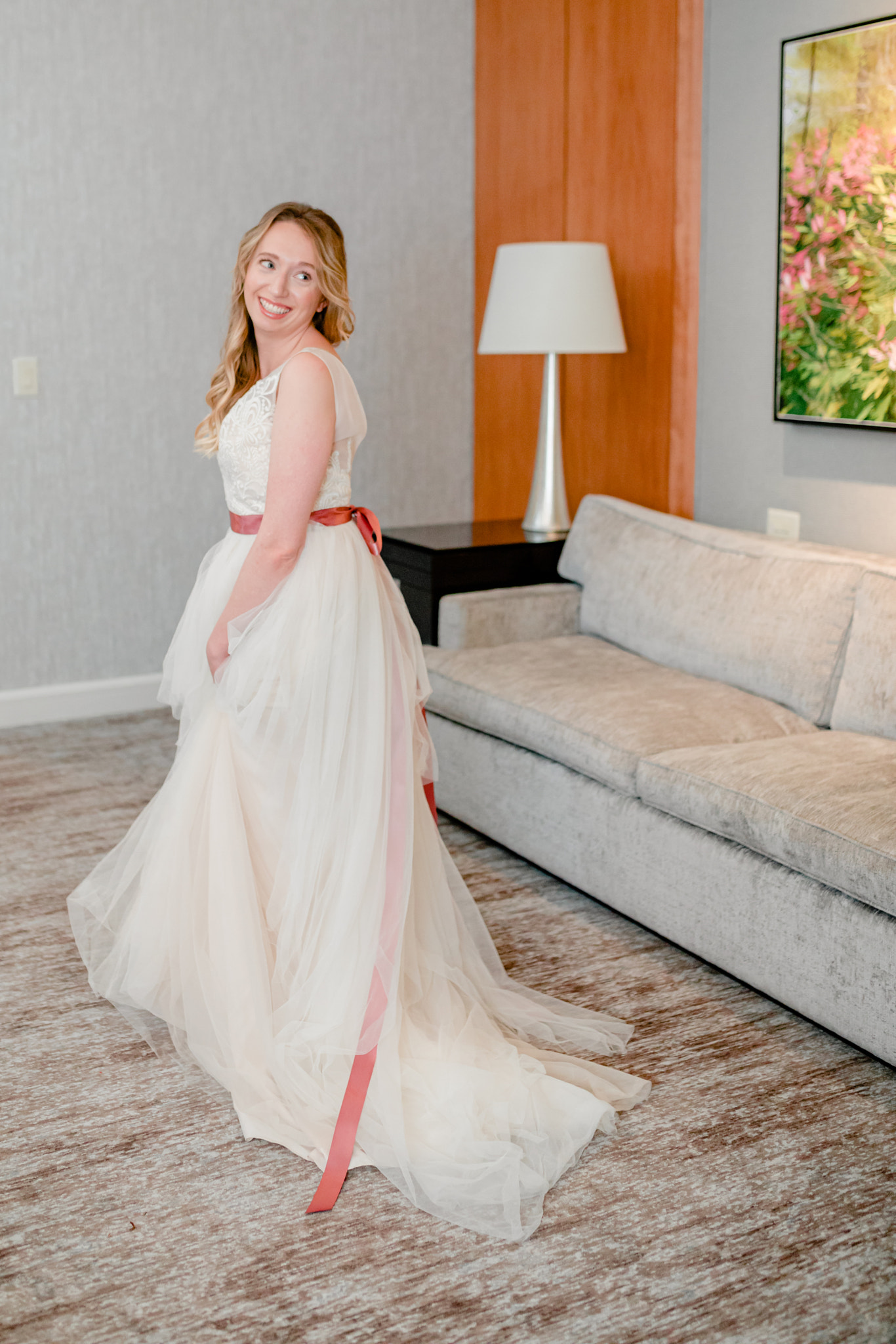 Umstead Hotel Wedding Navy Blush