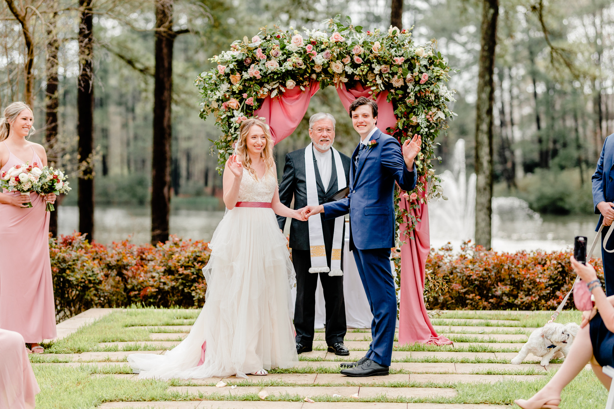 Umstead Hotel Wedding Navy Blush