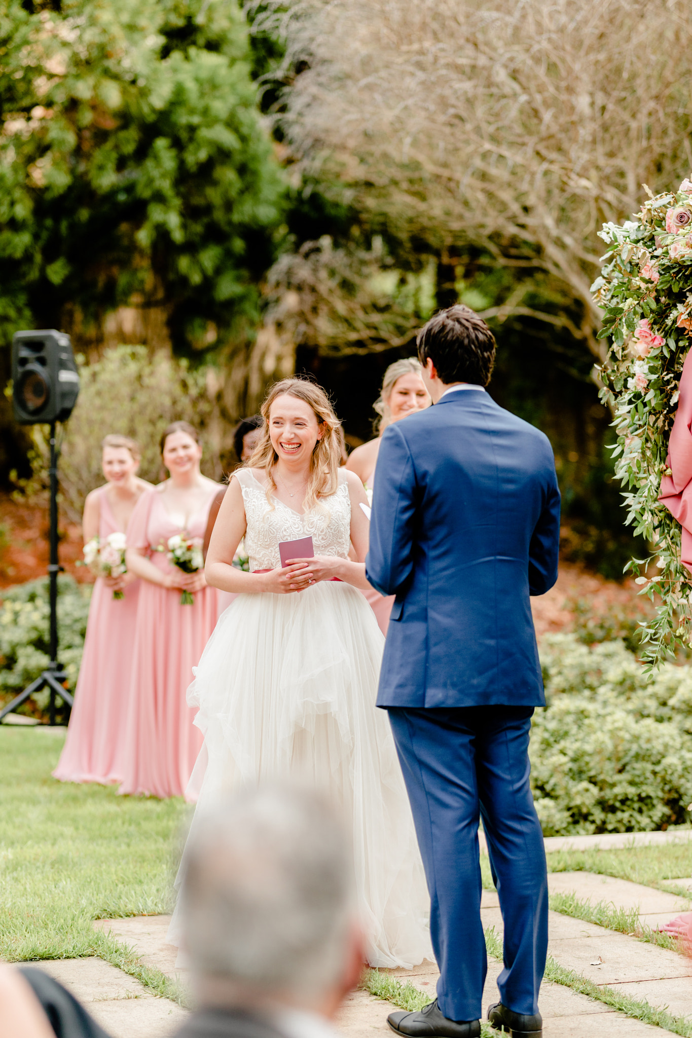 Umstead Hotel Wedding Navy Blush