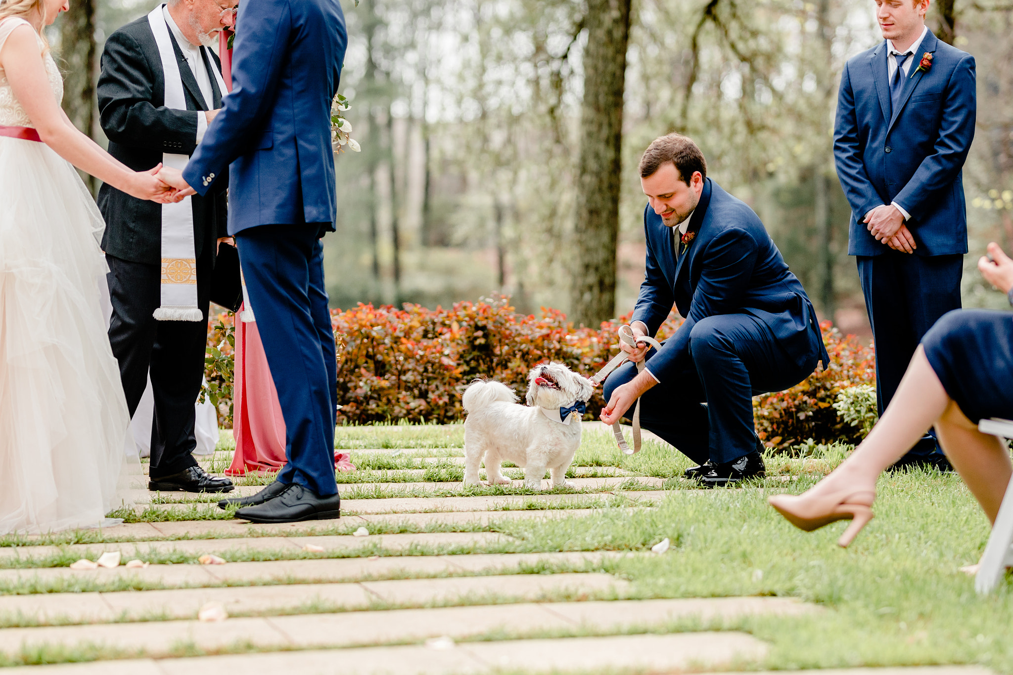 Umstead Hotel Wedding Navy Blush