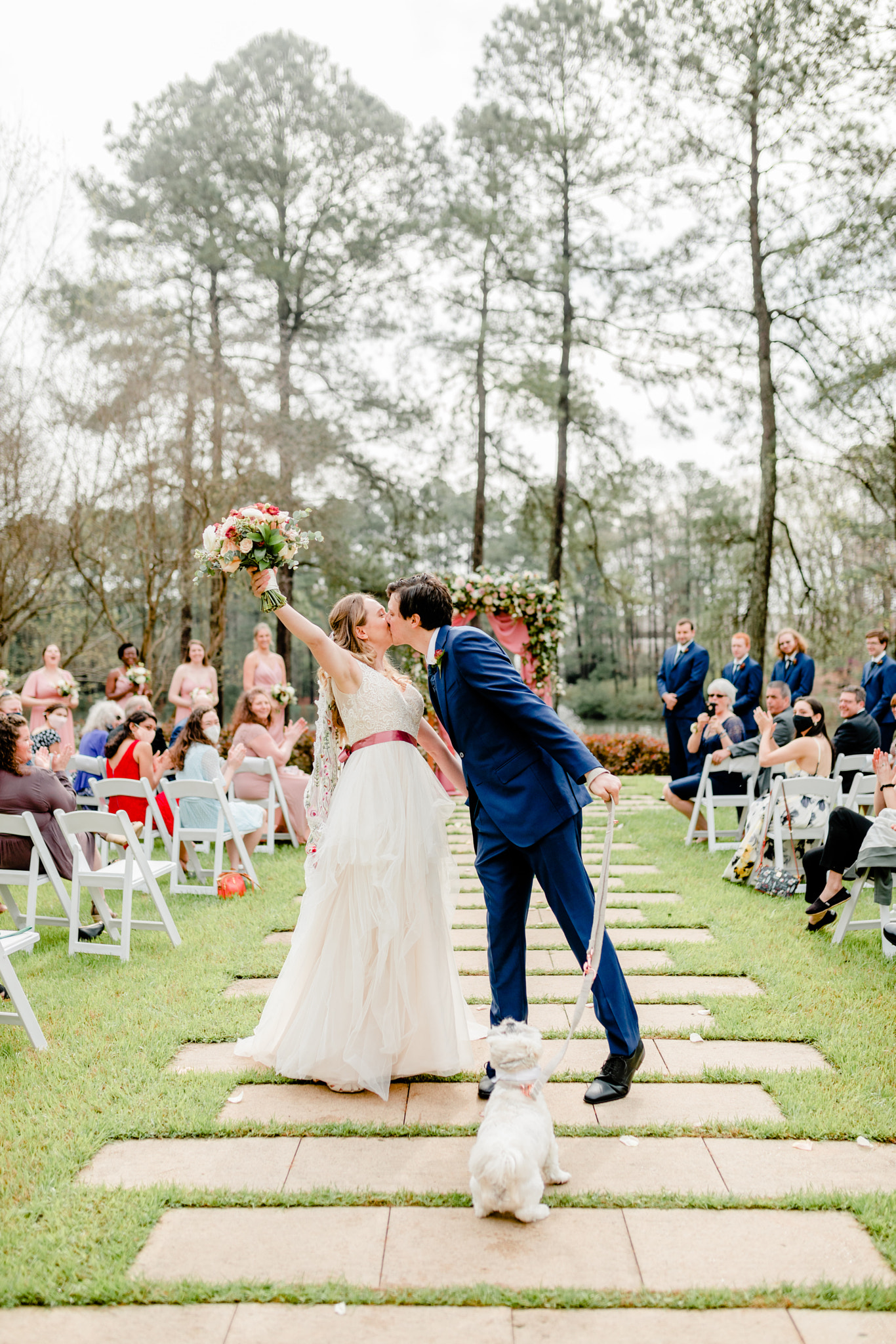 Umstead Hotel Wedding Navy Blush