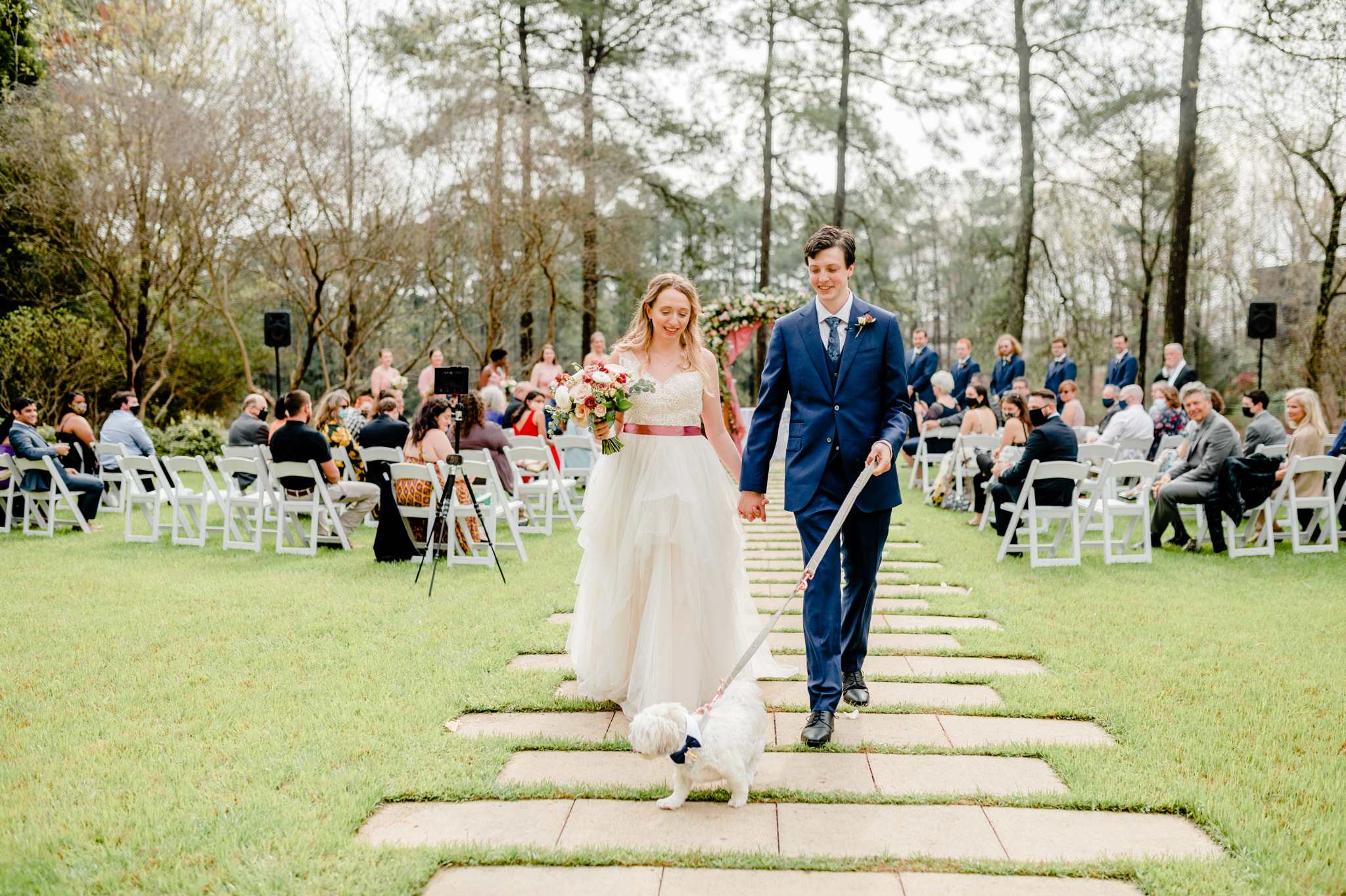 Umstead Hotel Wedding Navy Blush