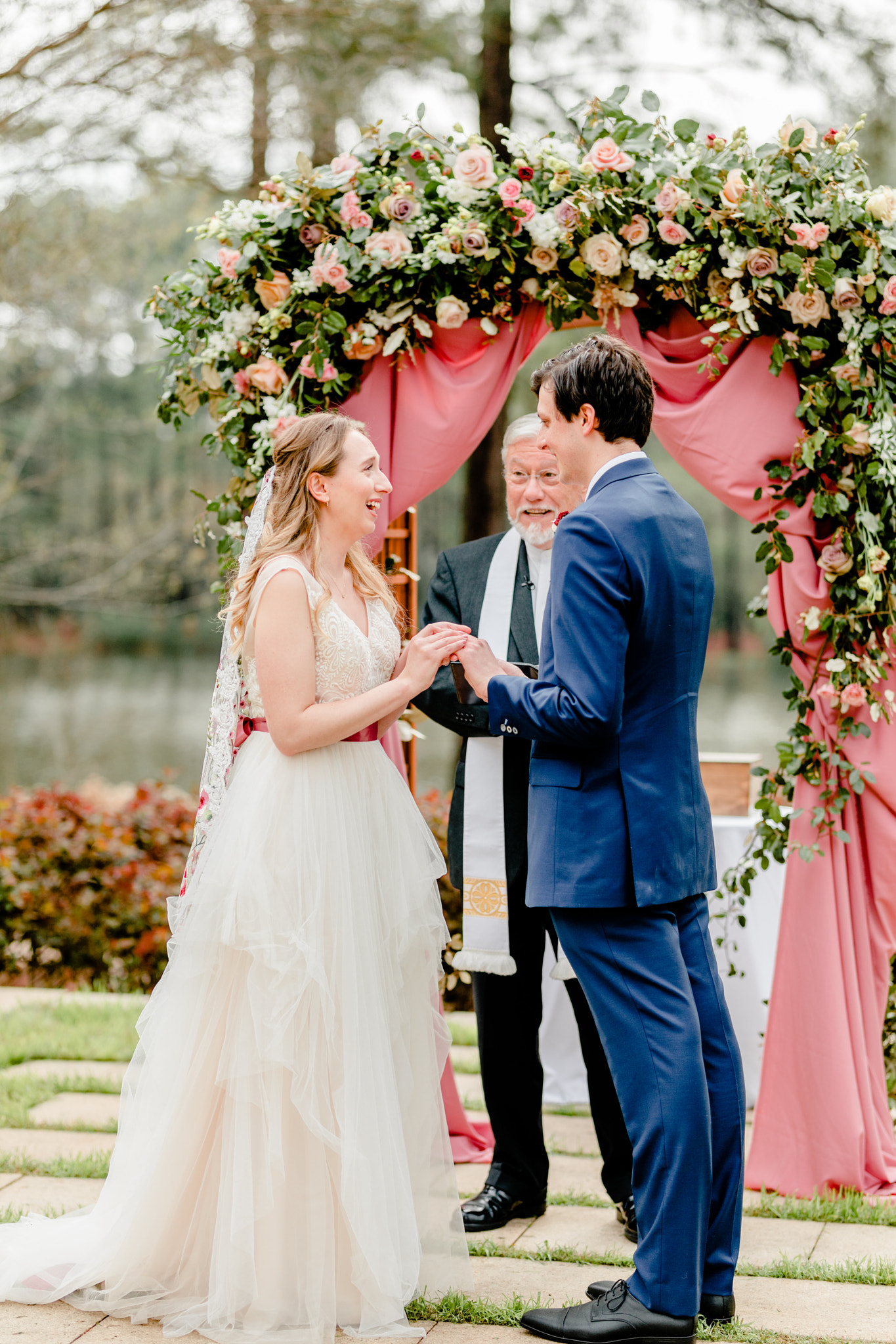 Umstead Hotel Wedding Navy Blush