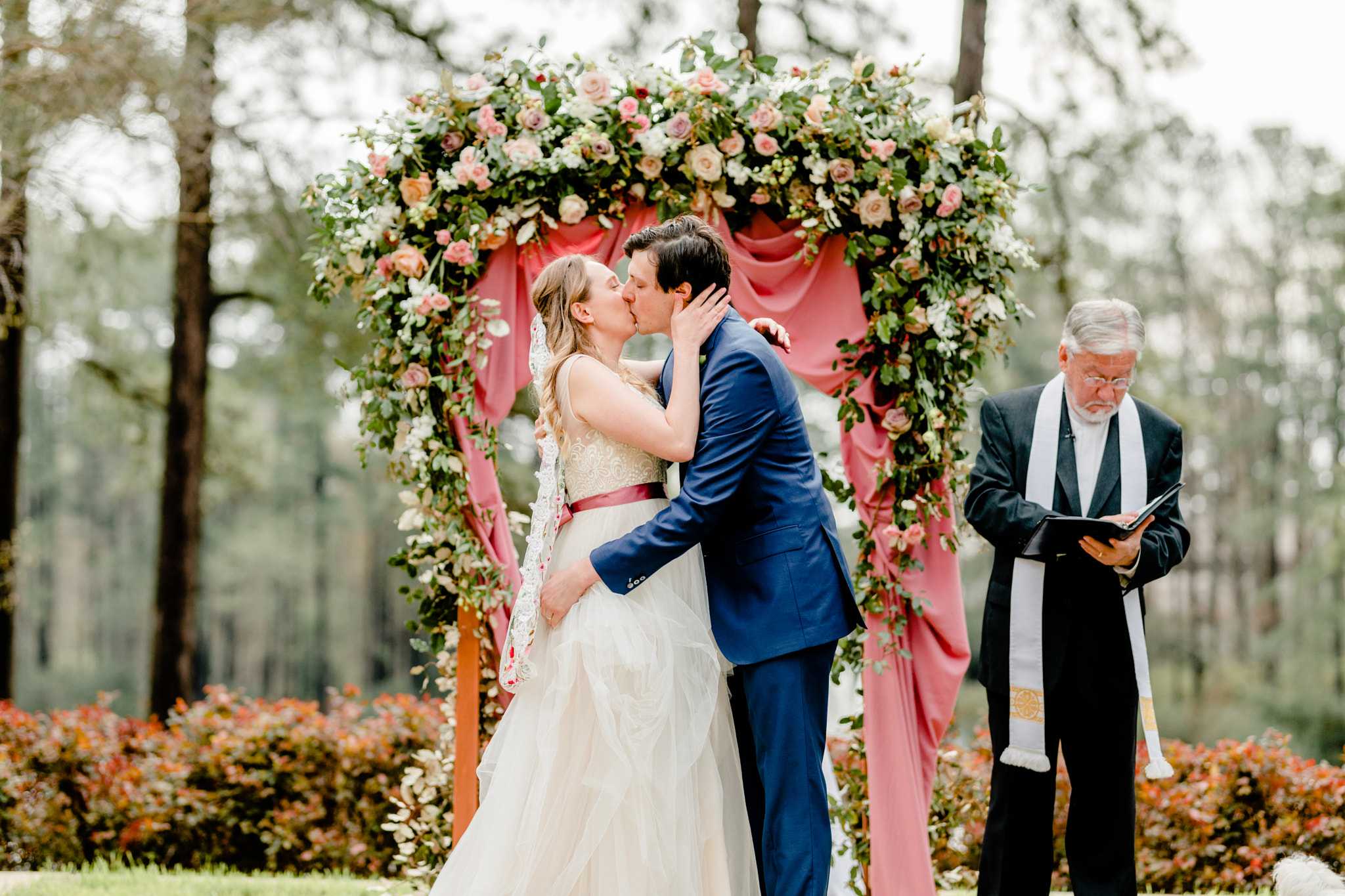 Umstead Hotel Wedding Navy Blush