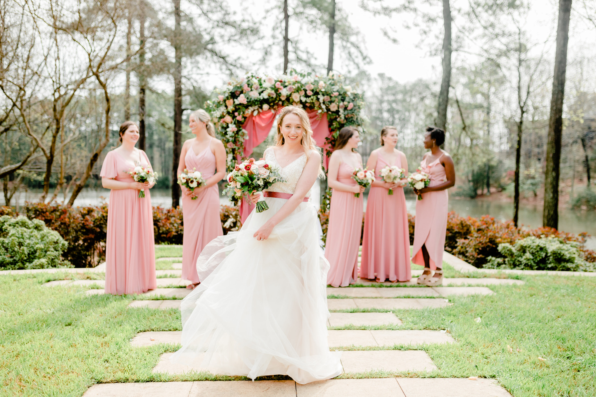 Umstead Hotel Wedding Navy Blush