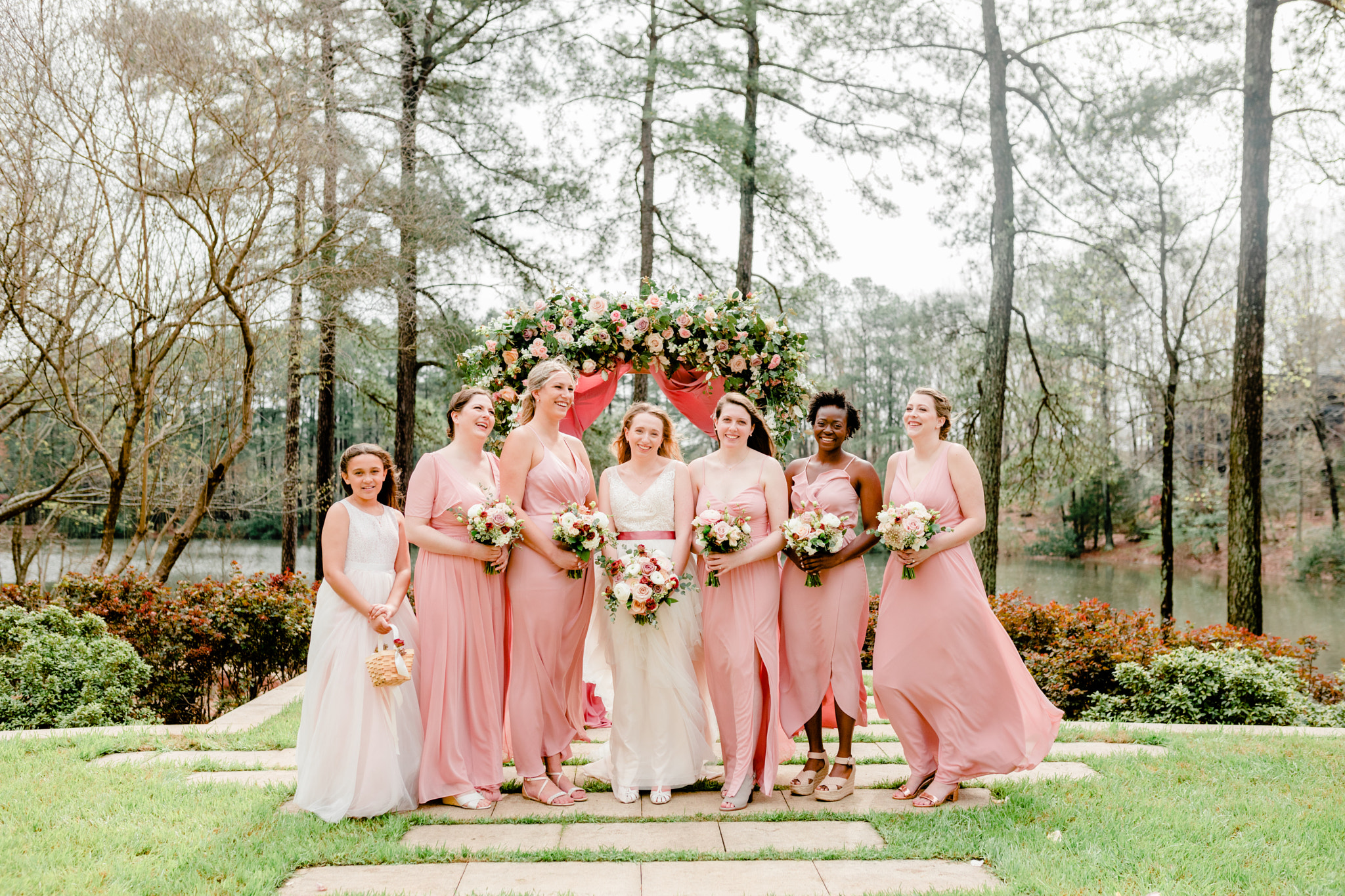 Umstead Hotel Wedding Navy Blush