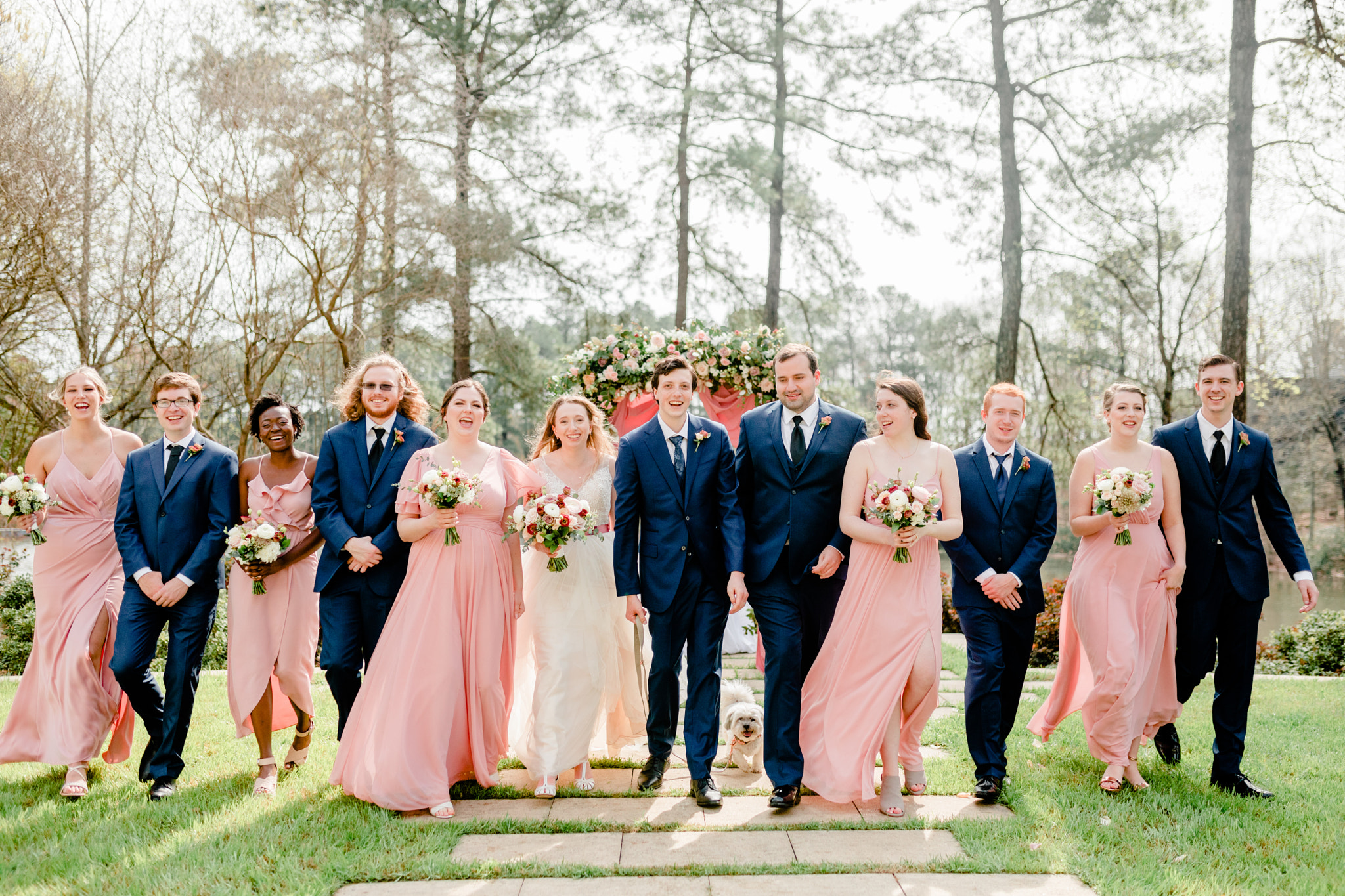 Umstead Hotel Wedding Navy Blush