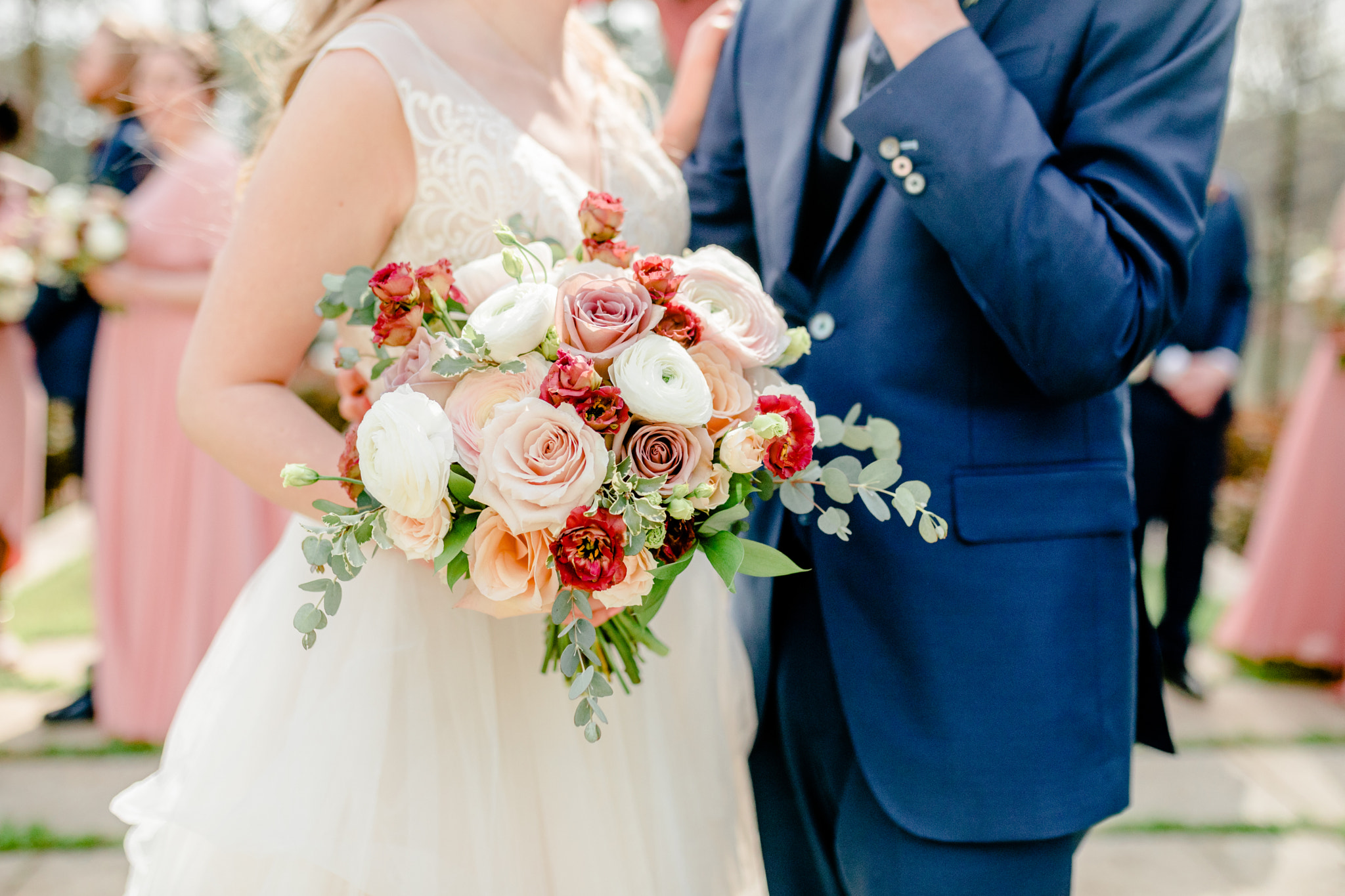 Umstead Hotel Wedding Navy Blush