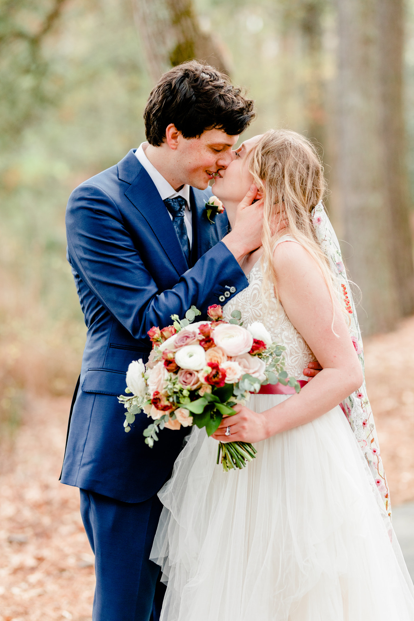 Umstead Hotel Wedding Navy Blush