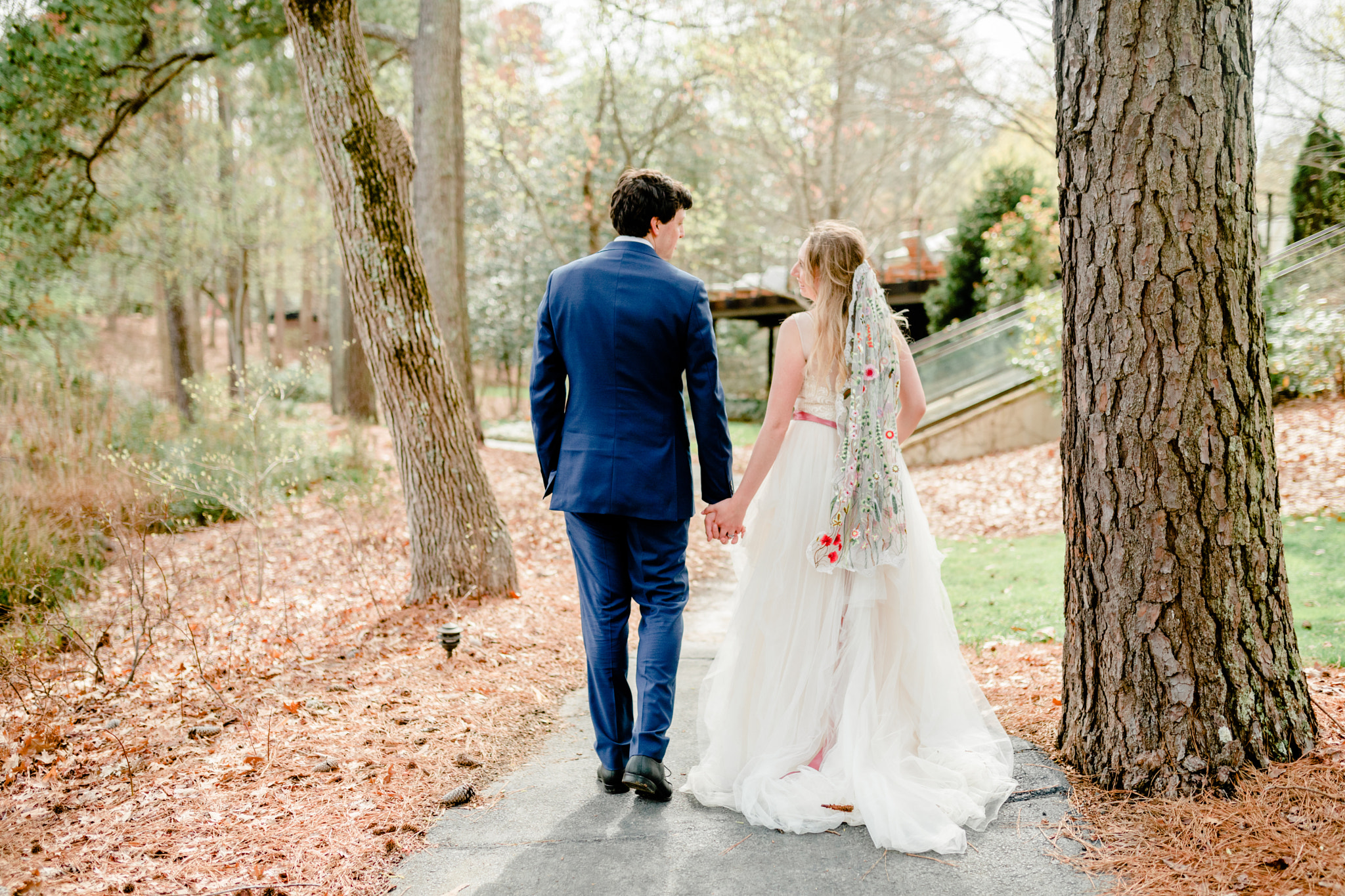 Umstead Hotel Wedding Navy Blush