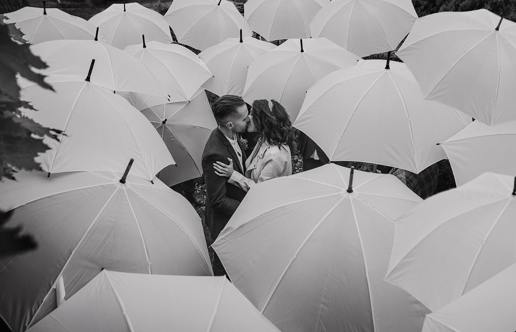 couple love rainy weather group people umbrellas by Yuriy Kovtun on 500px.com