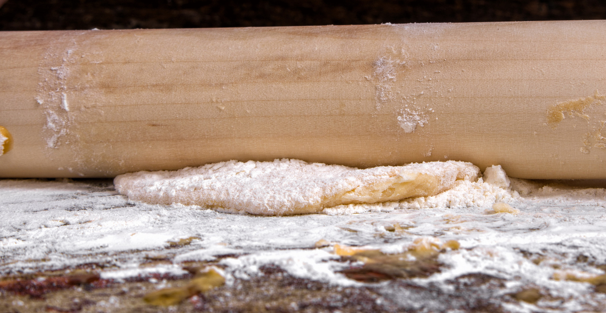 rolling the dough