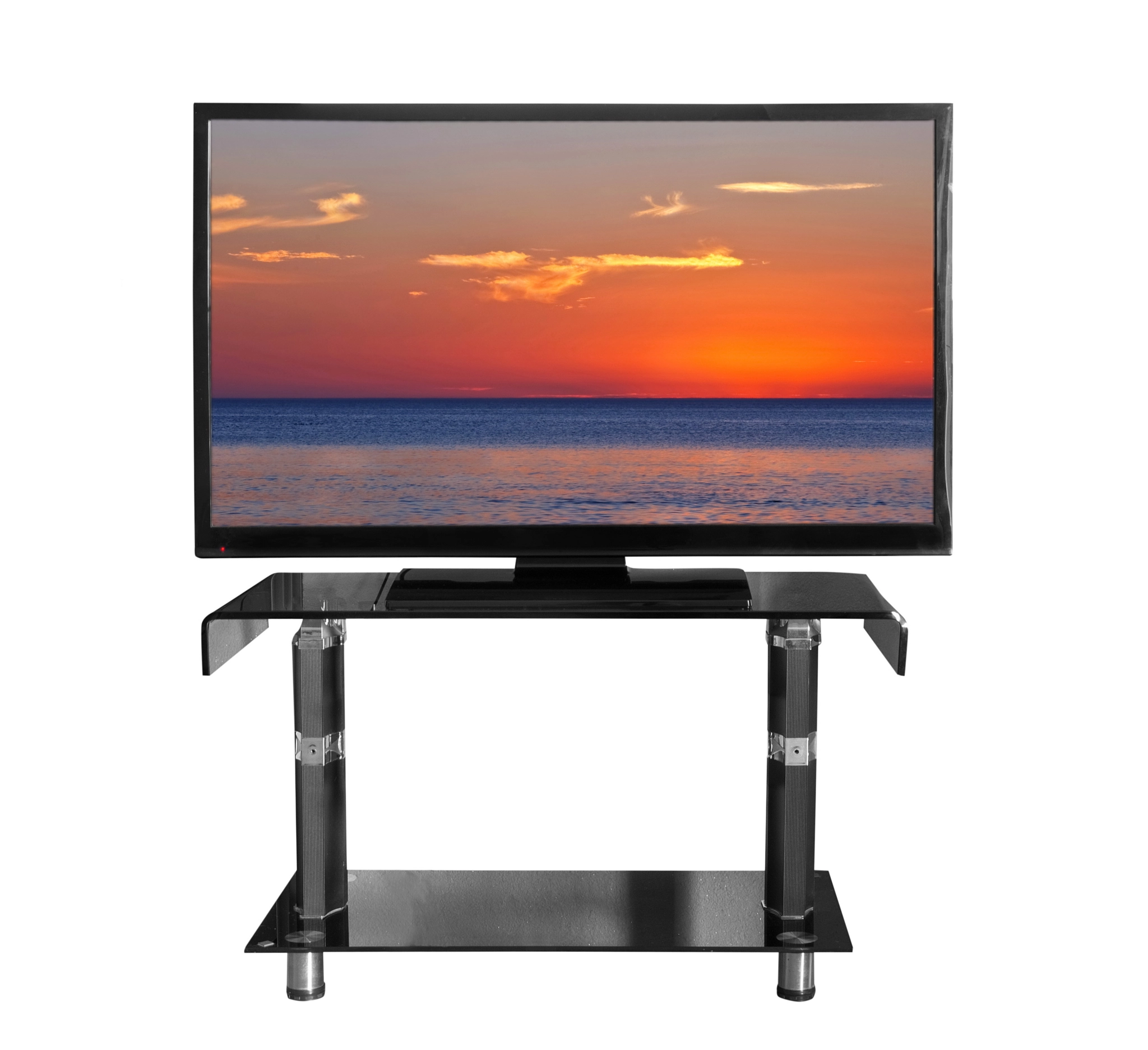 Tv on the stand with picture