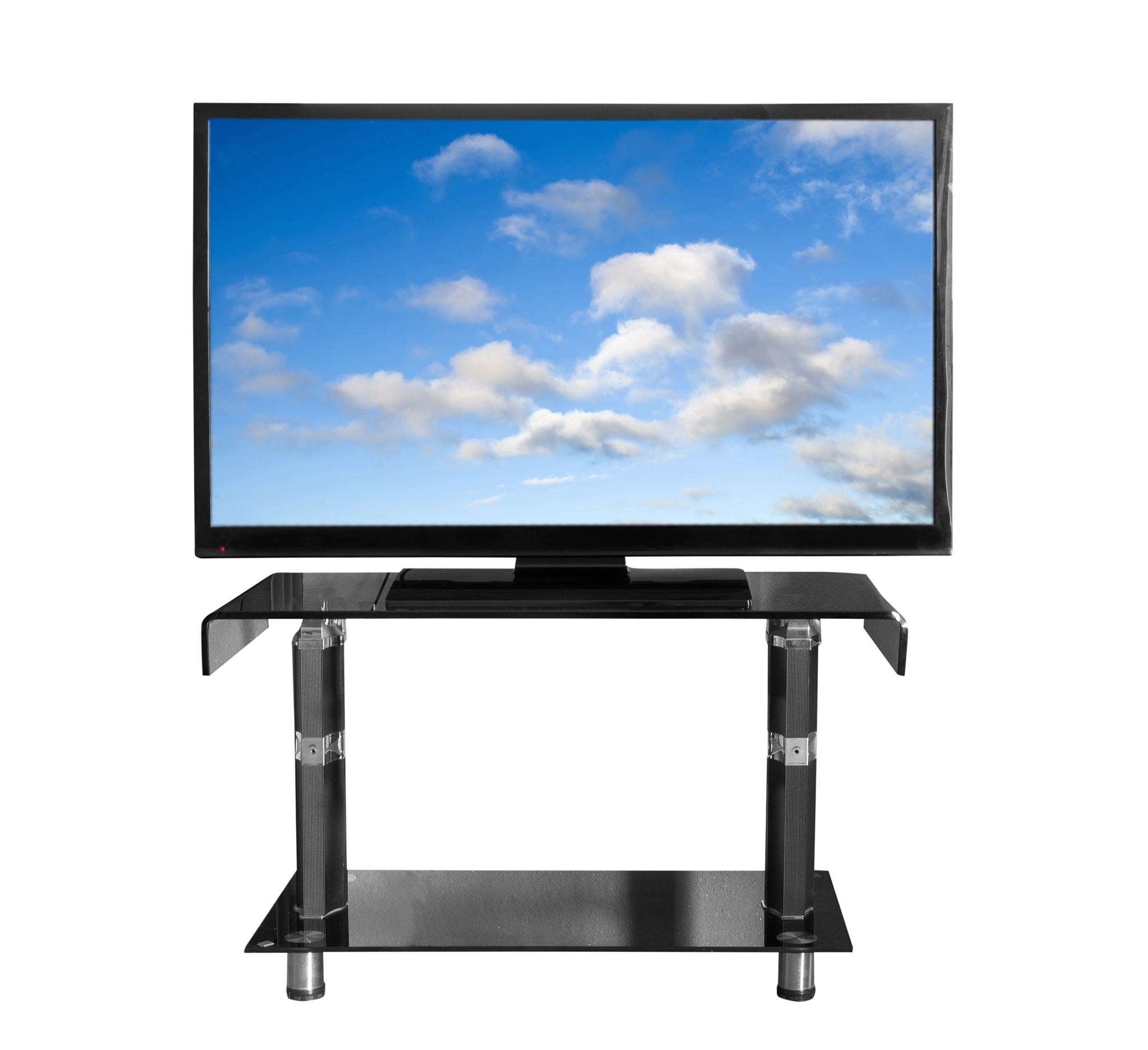 Tv on the stand with picture