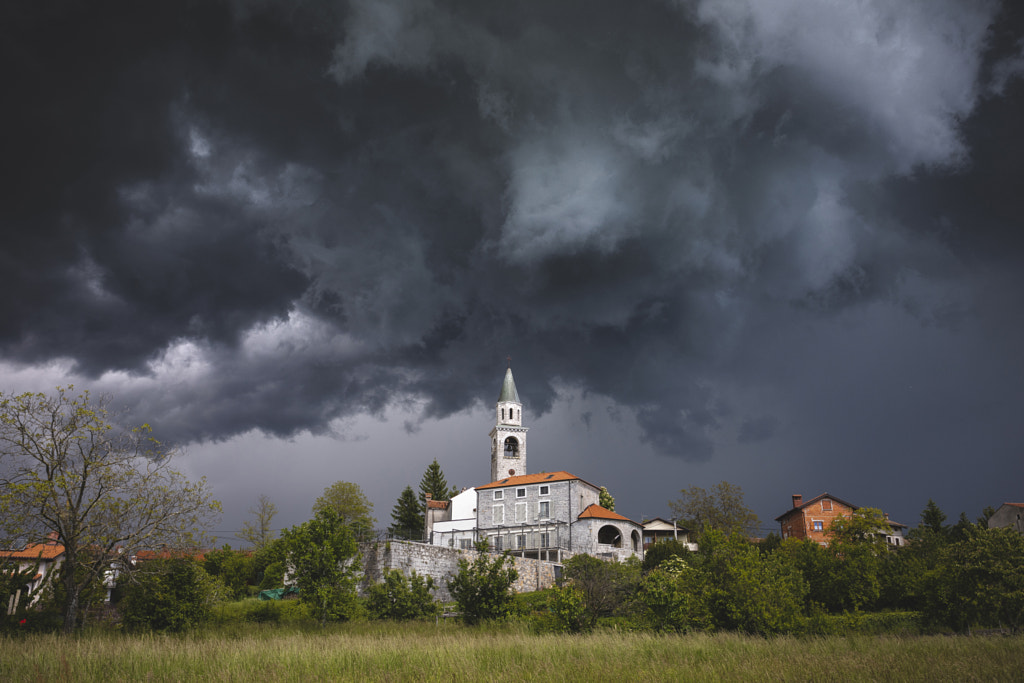 Extreme Storm Sky Village by Jure Batagelj on 500px.com