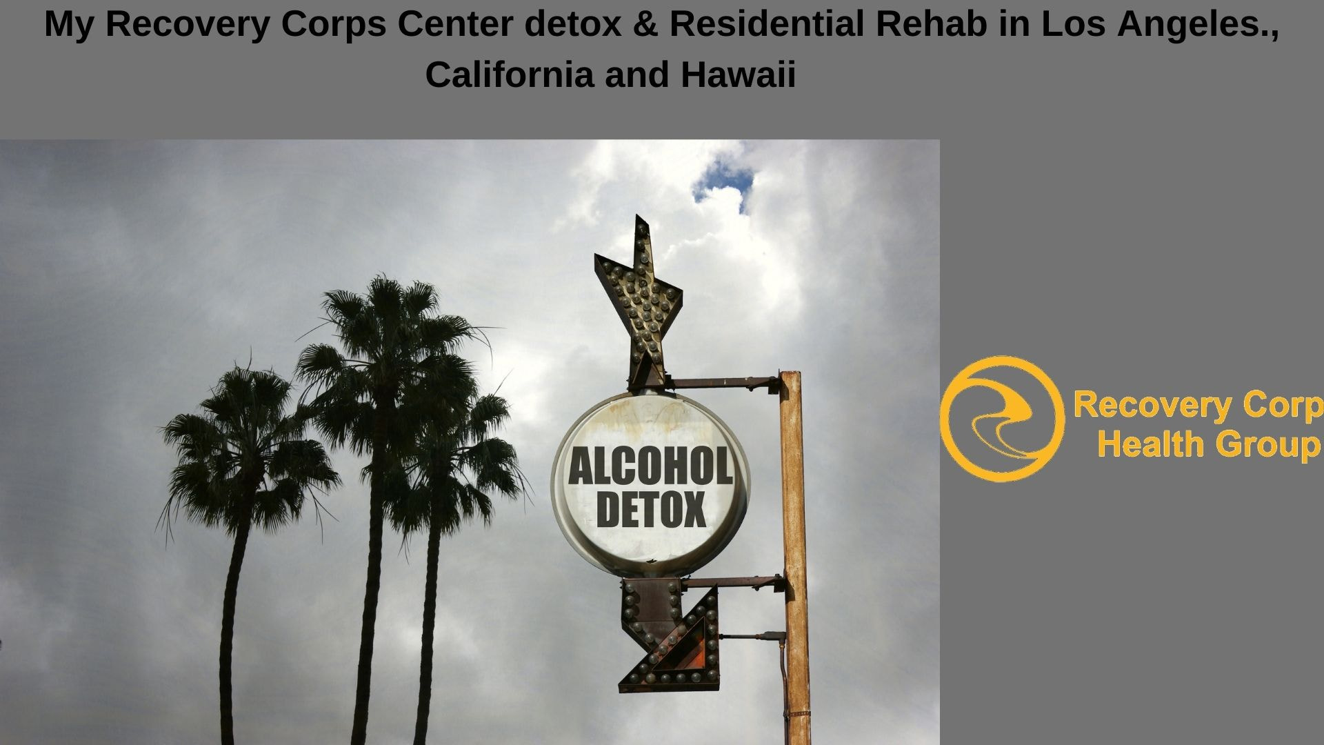 My Recovery Corps Center detox & Residential Rehab