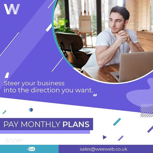 Pay Monthly Websites - From only £19 per month - WeeWeb