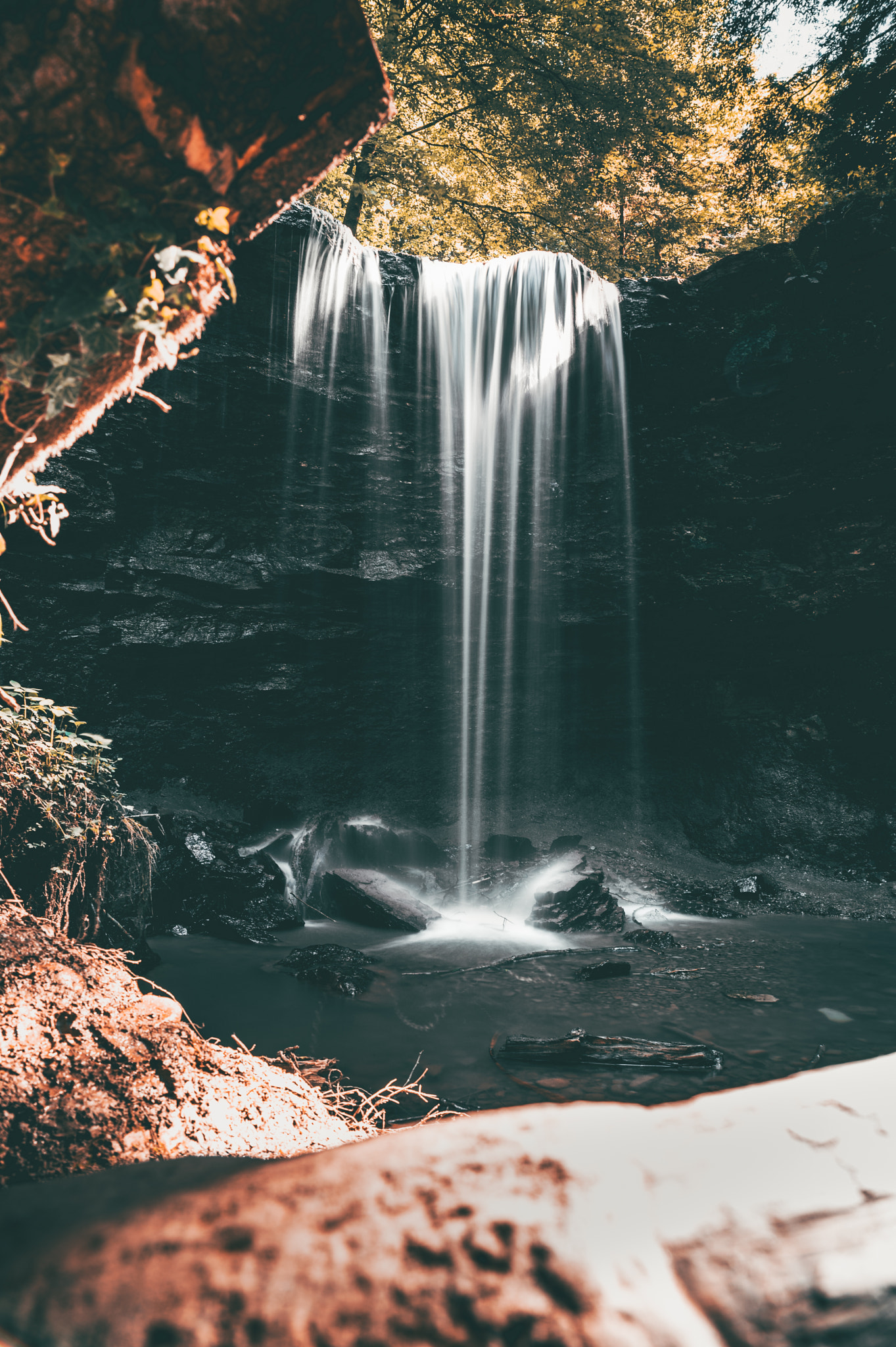 At the Waterfall