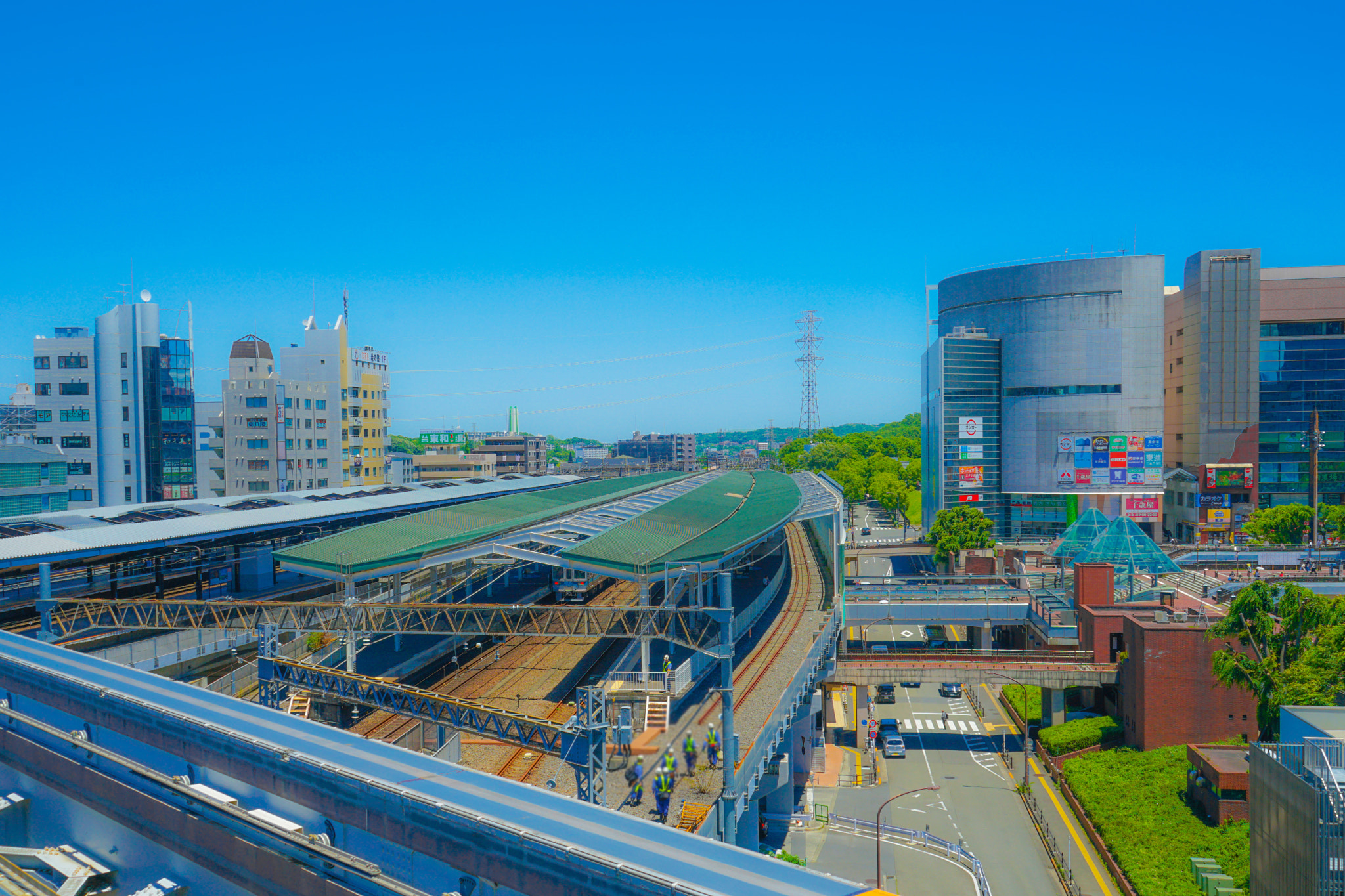 Quarter of the early summer of Tama Center