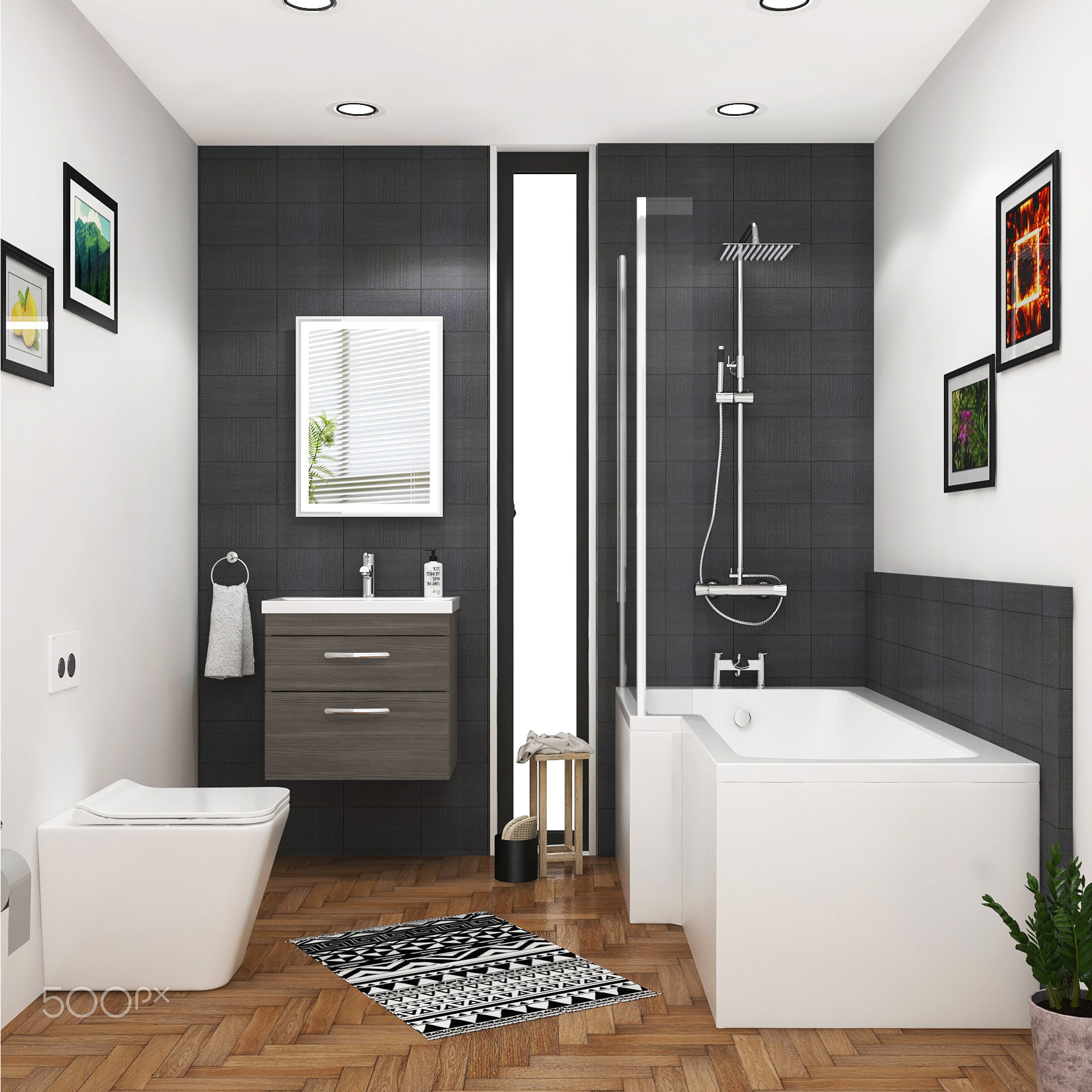 left hand bathtub