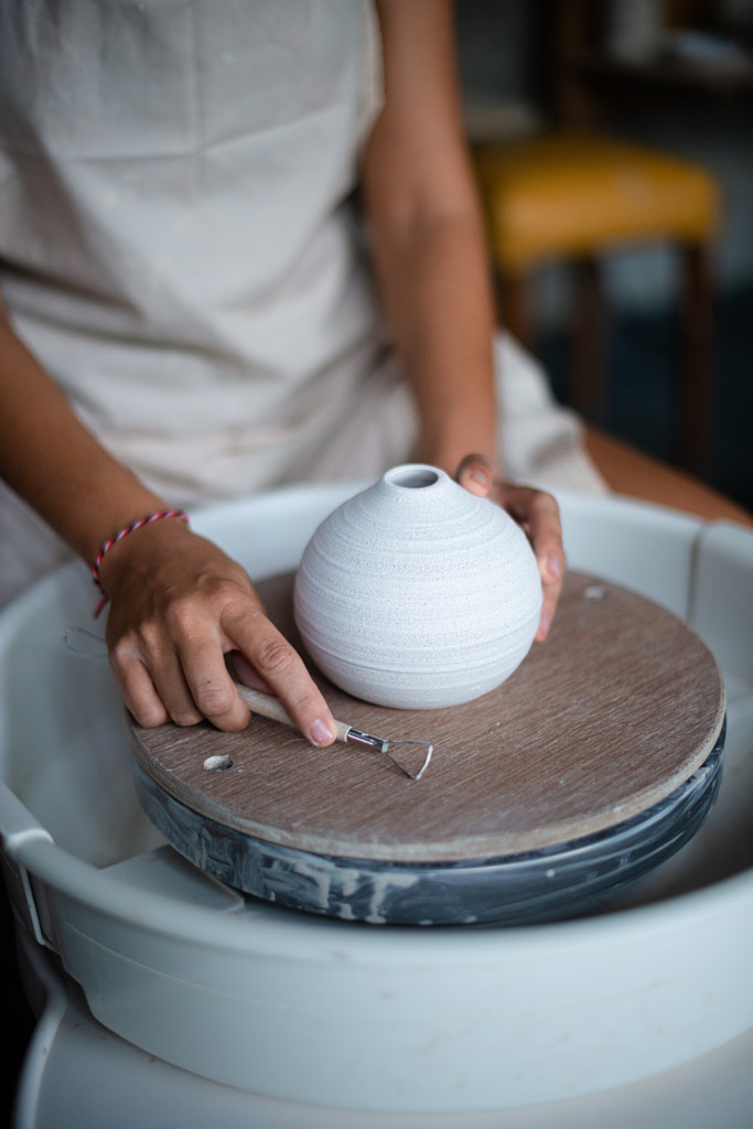 Pottery throwing wheel by Olga M on 500px.com