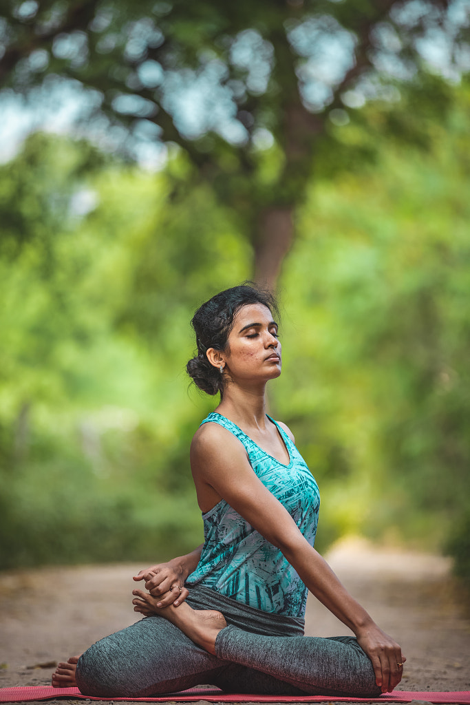 Yoga in the jungle by Vishal Barot on 500px.com