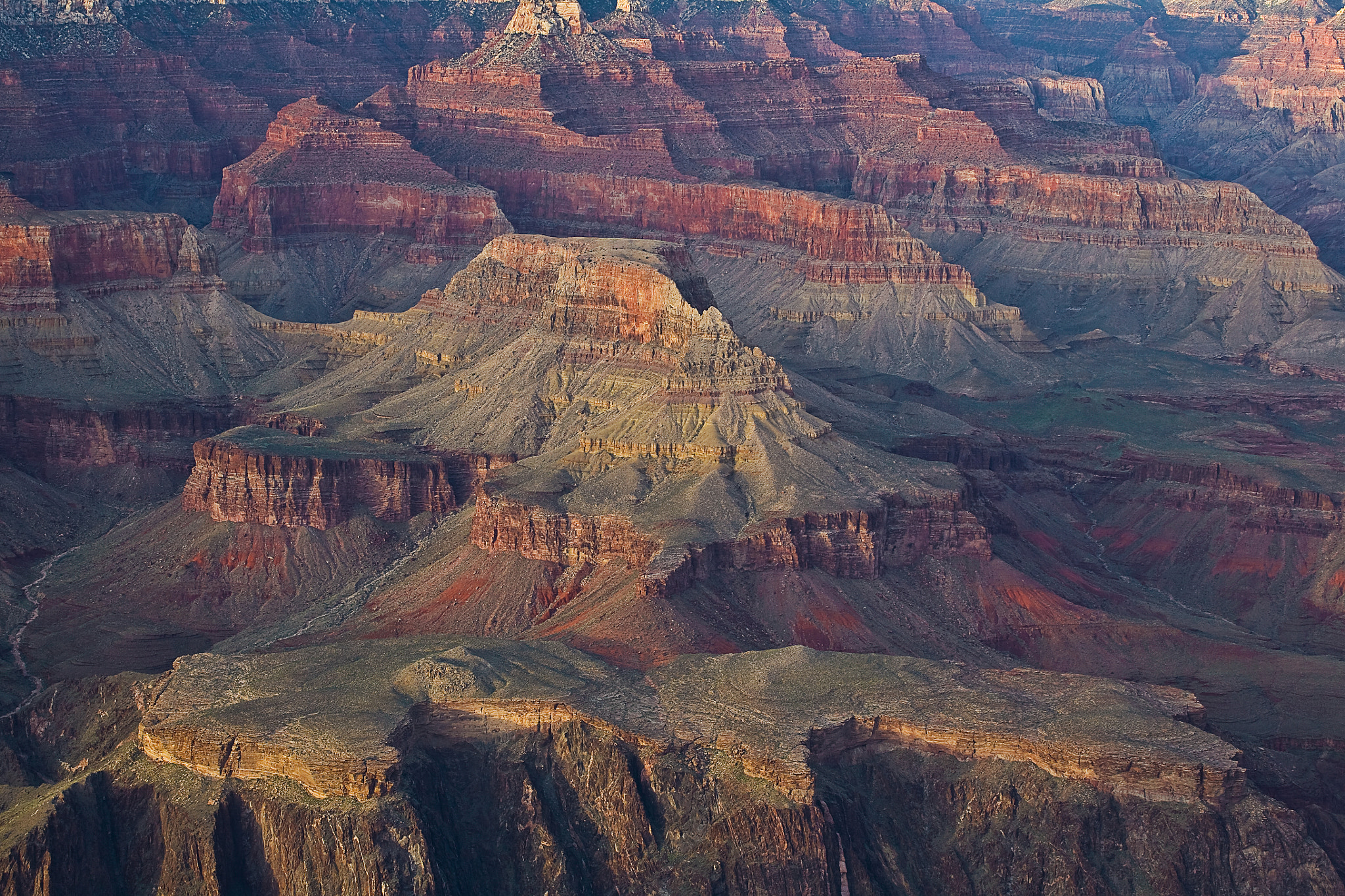 Arizona, Grand Canyon National Park, Sunset, 亚利桑那, 大峡谷