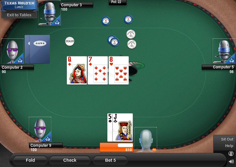 Poker game play for free