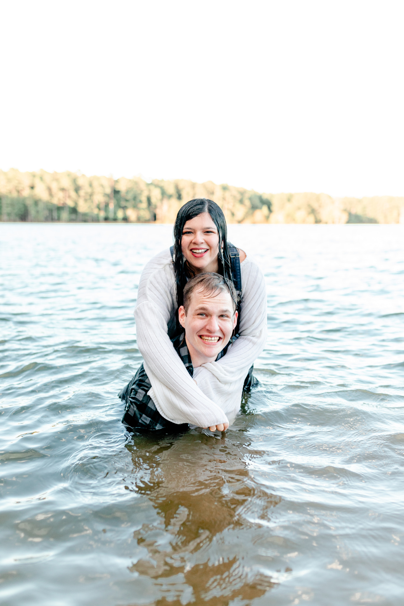 Jordan Lake Engagement Session