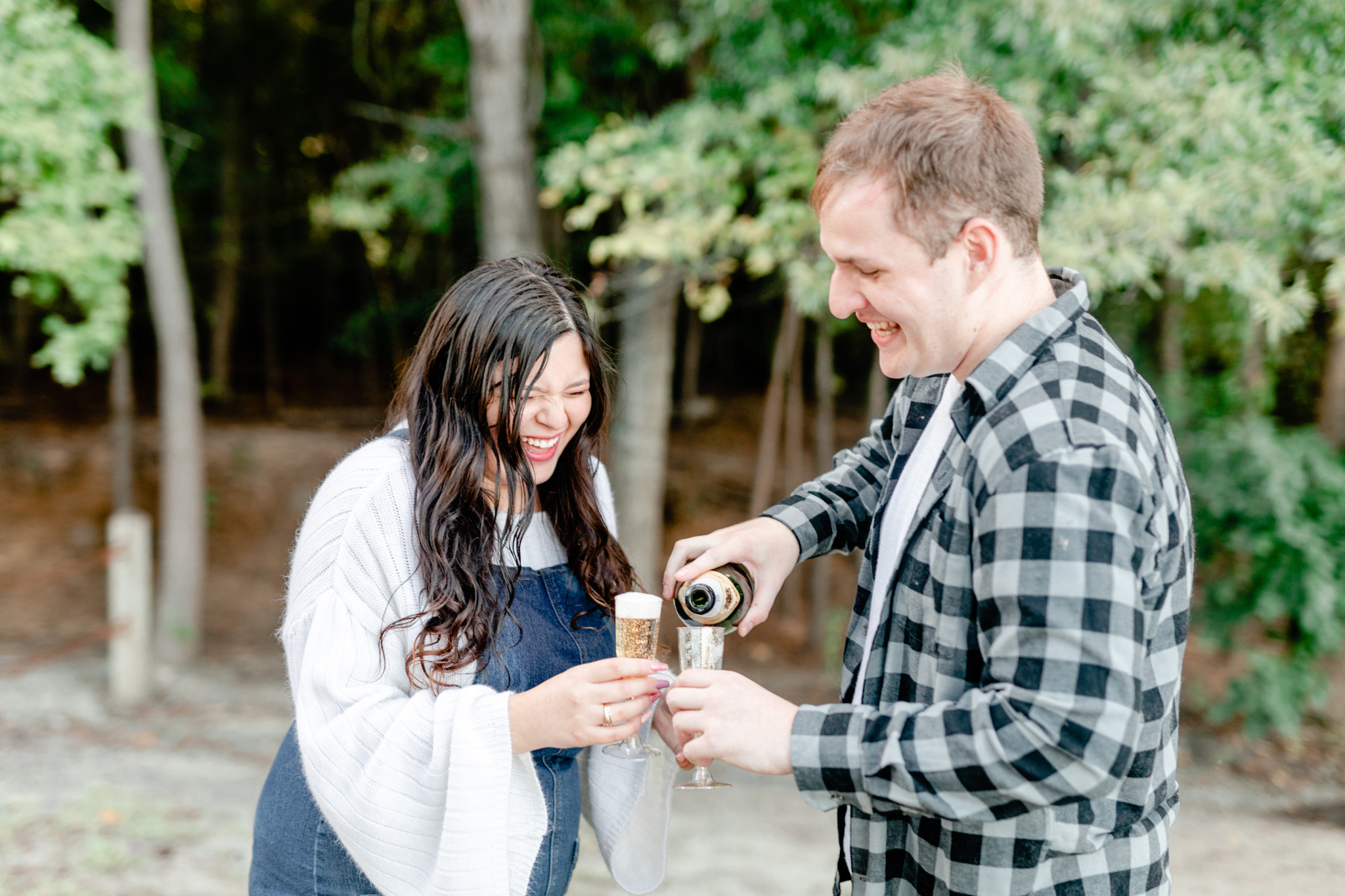 Jordan Lake Engagement Session