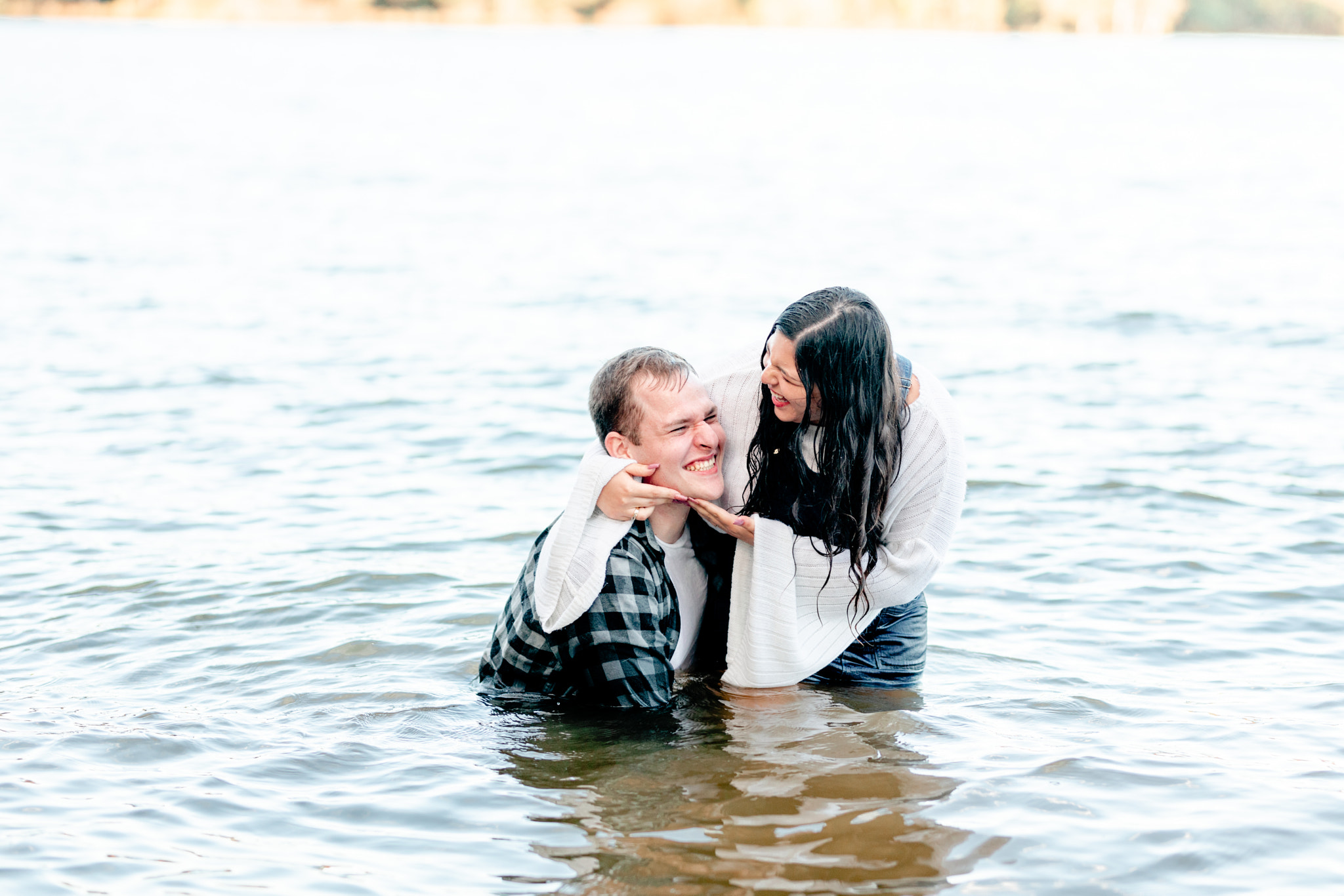 Jordan Lake Engagement Session