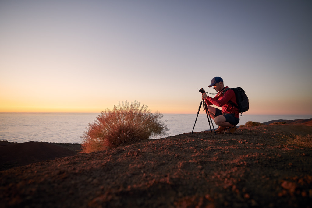 Hobby photographer waiting for beautiful sunset by Jaromír Chalabala on 500px.com