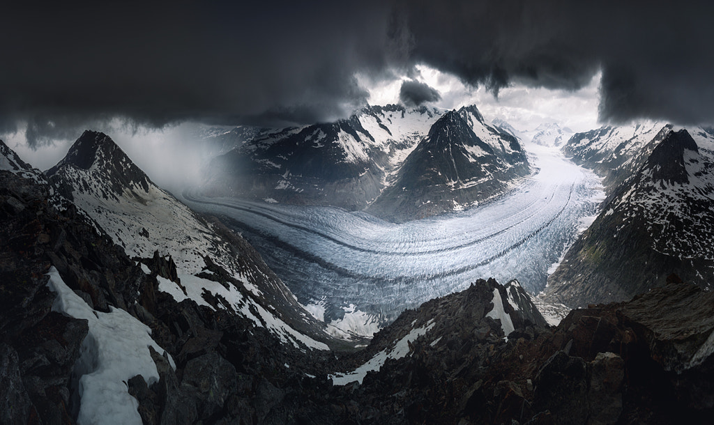 Aletschgletscher by Karol Nienartowicz on 500px.com