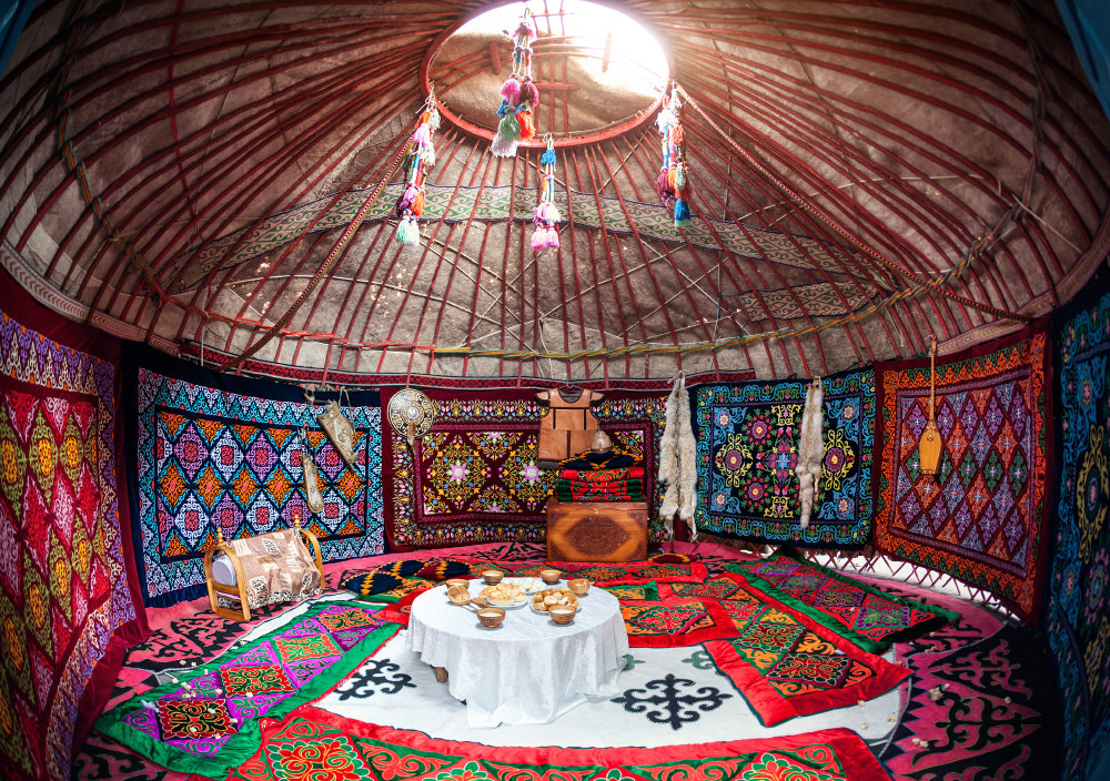 Kazakh yurt interior by www.pikoso.kz  on 500px.com