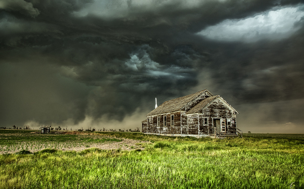 Old West Stormy School by Roger Hill / 500px