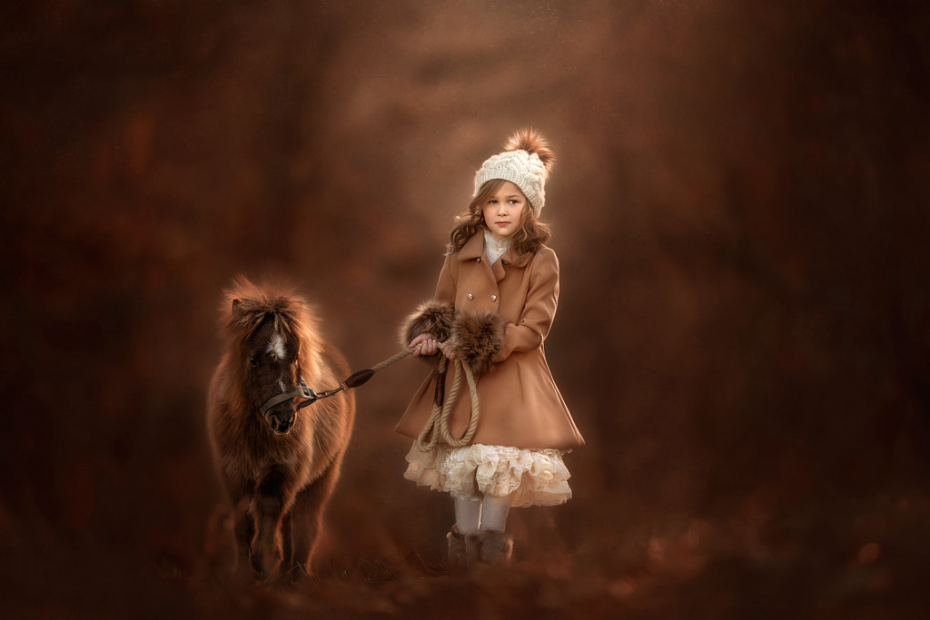 Girl & Mini Horse by sandra bianco on 500px.com