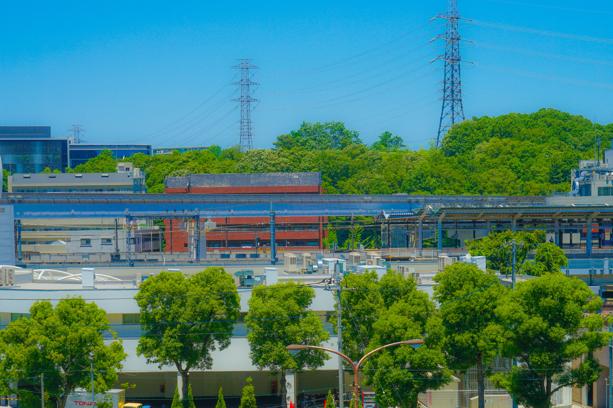 Quarter of the early summer of Tama Center