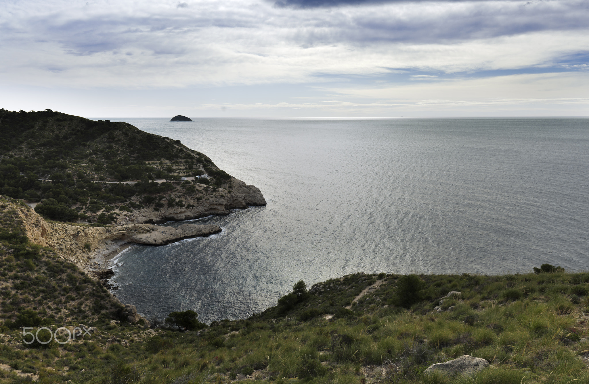 Raco de Conill beach in Villajoyosa, Alicante