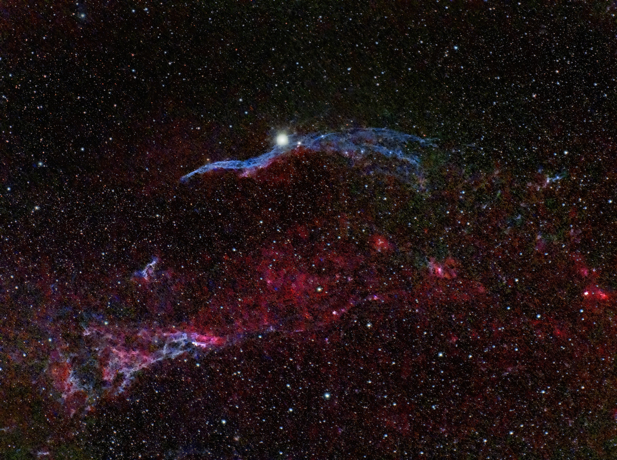 NGC 6960 - The Witch's Broom and Pickering's triangle