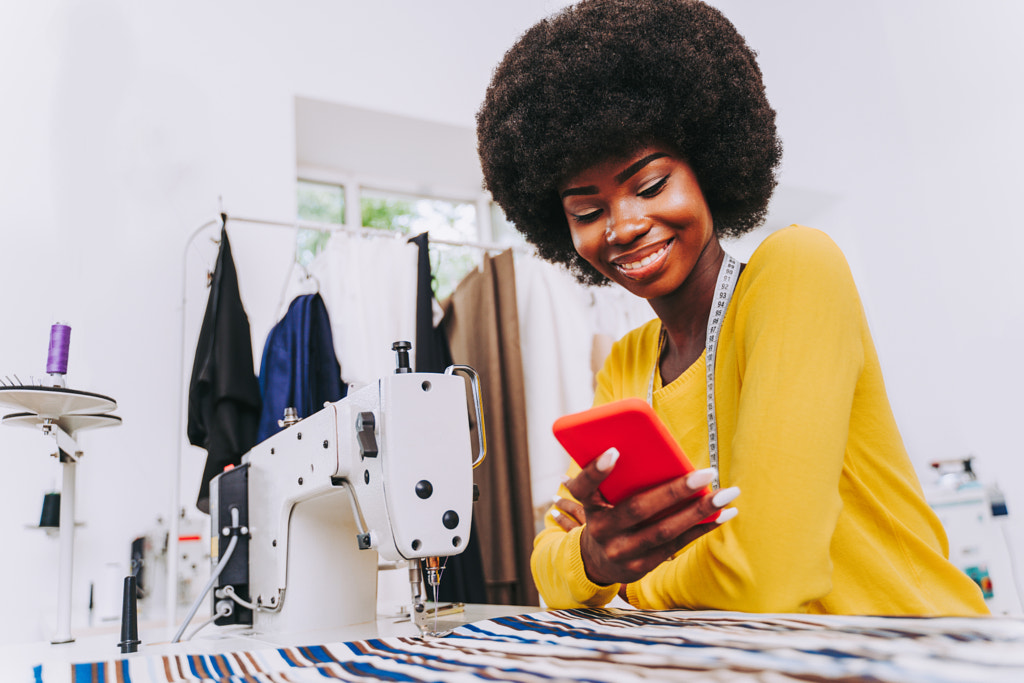 Female fashion designer at work by Fabio Formaggio on 500px.com