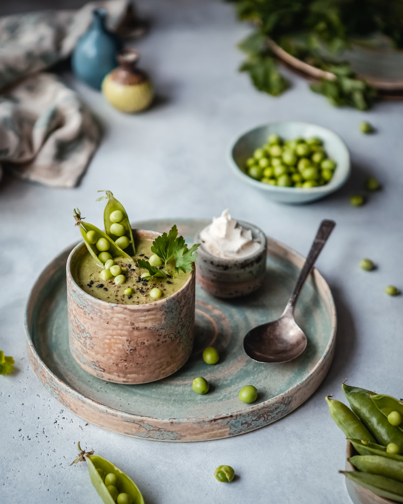 Green pea soup by Marina Kuznetcova on 500px.com