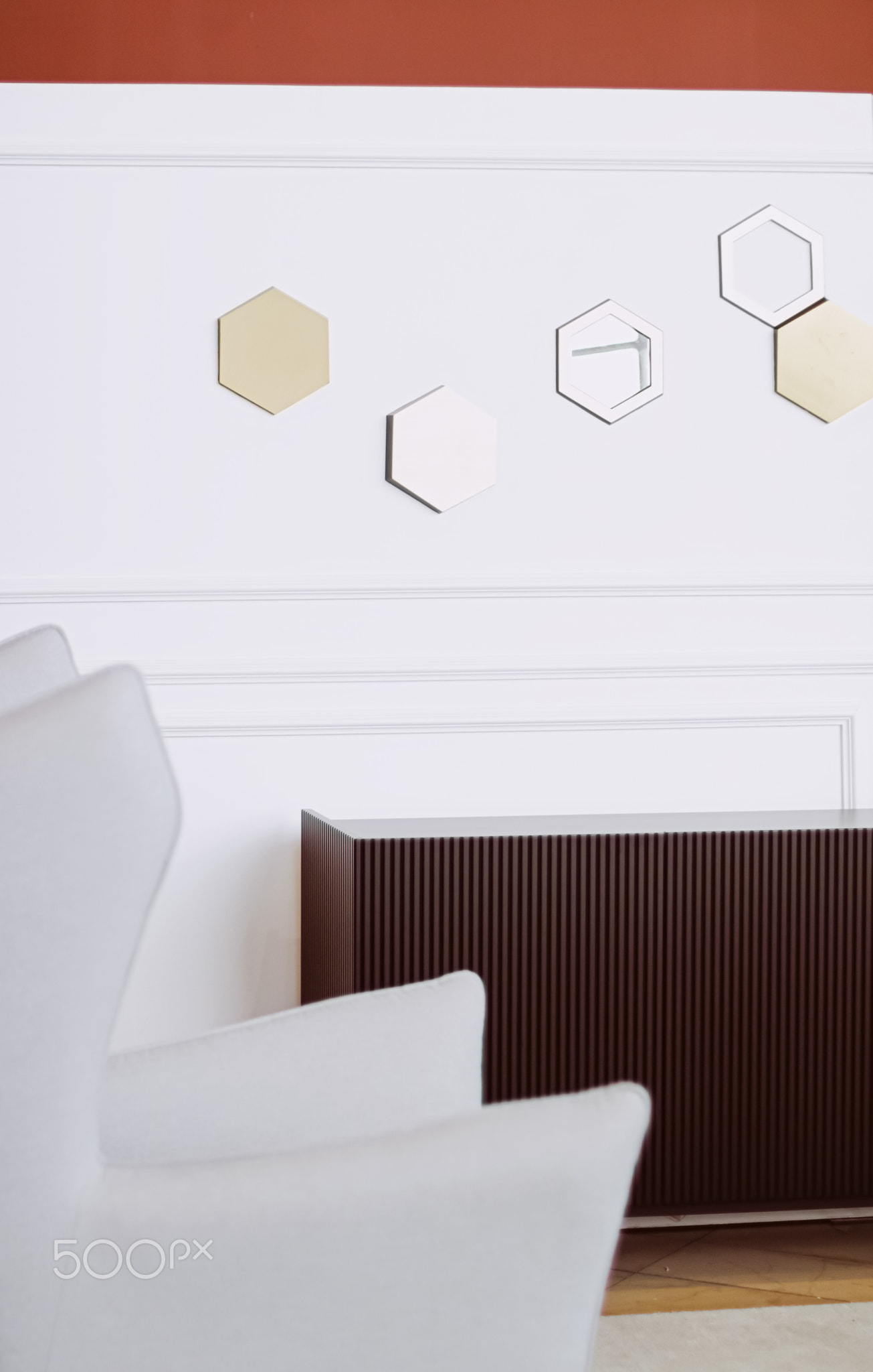 Home decor and interior design in modern house or apartment, luxury
