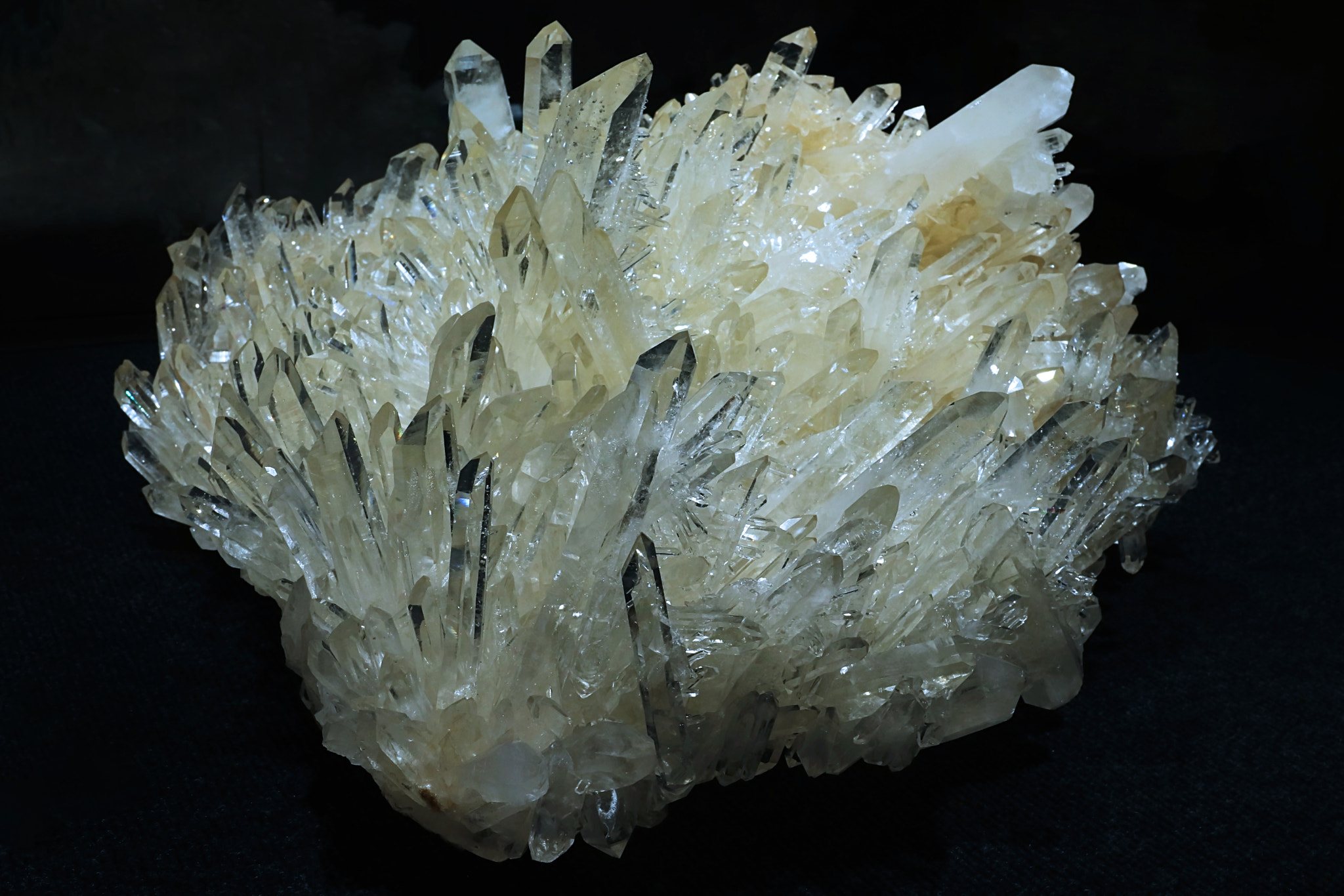 Quartz mountain crystals