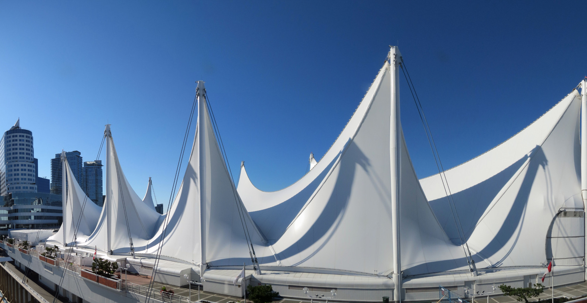 Vancouver Canada Place roof panorama