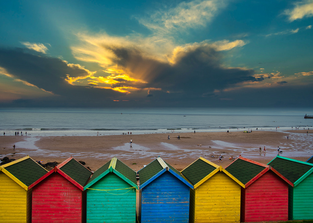 Beach huts by Dave Jones / 500px