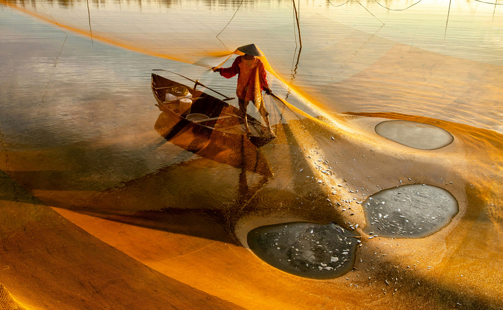 Dawn on the river by Vo Van Tien on 500px.com