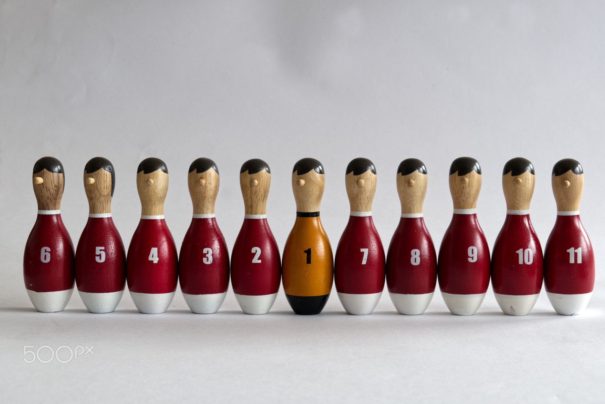 conceptual and funny photo of a soccer team presentation made with