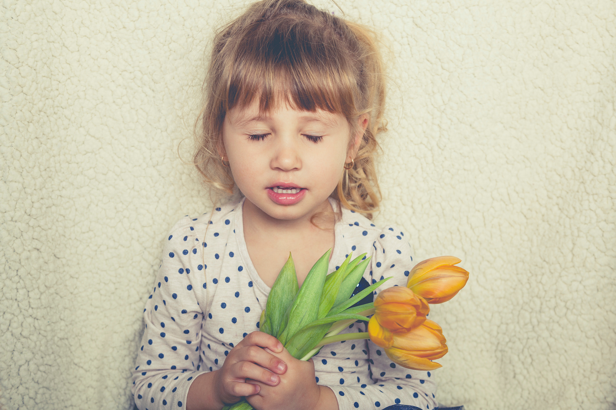 little girl.  Wish for my Mom!..