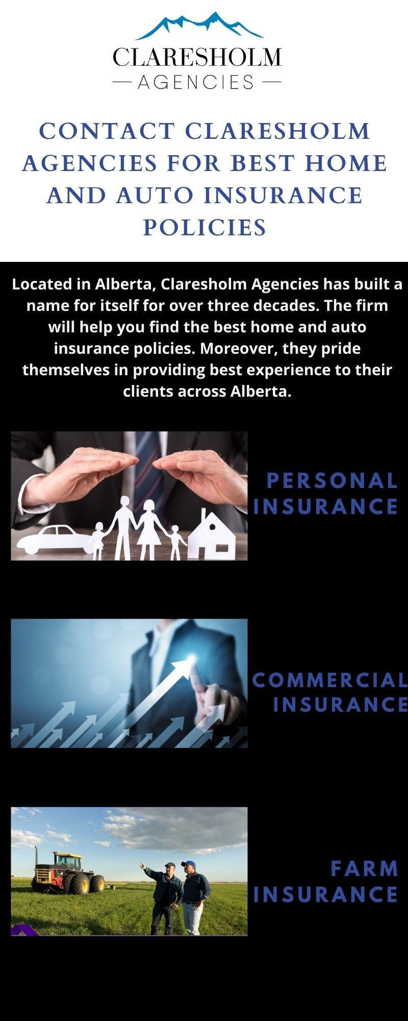 Contact Claresholm Agencies for Best Home and Auto Insurance Policies