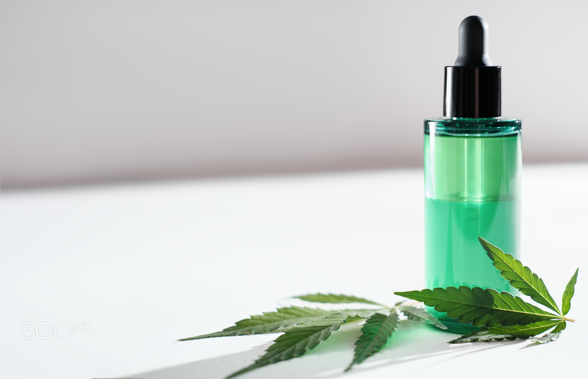 CBD facial oil with cannabis extract for a natural skin treatment